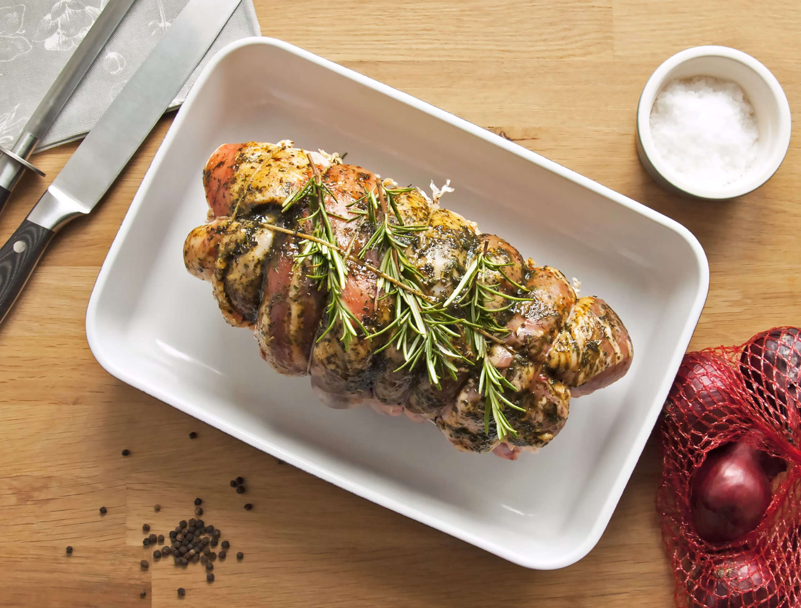 Perfectly cooked roast